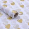 10 Folhas de Papel Flor de Pera em Formato de Coração Papel de Presente Forro Material para Embalagem de Buquê 50*66cm Presente de Amor