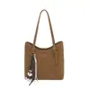 Bolso de Trabajo Retro de Gran Capacidad para Mujer 2025 Nuevo Bolso Tote Sencillo de Aspecto Elevado Bolso de Hombro de Moda