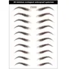 Pegatinas 3D para cejas transfronterizas al por mayor, imitación ecológica, tatuaje de cejas impermeable, pegatinas para cejas, pegatinas para cejas perezosas, en representación de cabello