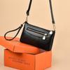 Bolso de Mujer de Cuero Genuino 2024 Nuevo Bolso Pequeño de Verduras para Mediana Edad Bolso de Mano para Teléfono Móvil y Cambio Bolso de Hombro Crossbody para Mujer