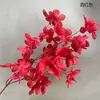 Flores Artificiales Colgantes de Techo de Rama Alta: Trébol de Cuatro Hojas, Orquídea Sentimental, Begonia como la Nieve, Flor de Ylang-Ylang, Flor Ding-Dong, Flor de Plumeria