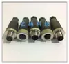 Enchufe y Enchufe de Aviación M12 de 2 3 4 Núcleos 5 Núcleos 6 8 Núcleos 12 Pines/Agujeros Macho/Hembra Conector de Sensor