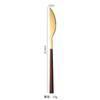 Cuchillo y Tenedor Cuchara de Acero Inoxidable con Mango de Madera Imitación al por Mayor Vajilla para Comida Portuguesa Occidental Vajilla con Grano de Madera Vajilla con Mango de Clip Vajilla Japonesa