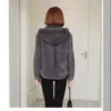 Bata de felpa para casa para mujer, Ropa de abrigo para otoño e invierno, Con cremallera, Forro polar, Engrosada, Doble cara de forro polar coral, Sudadera con cuello alto para mujer