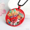 Colgante de Cinabrio Jianyu Pintado con Arena Roja, Colgante Zakiram, Estilo Étnico, Venta al por Mayor en Transmisión en Vivo S4063004