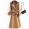 Casaco de Couro Haining Transfronteiriço para Mulheres, Trench Coat de Couro de Comprimento Médio Acima do Joelho, Casaco Espesso Acolchoado com Algodão para o Inverno 2026, Tamanho Grande
