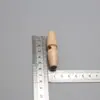 Botones de Cuerno de Madera con Forma de Oliva Agujero Simple y Doble Botones de Madera Botones para Abrigo Cortavientos Ropa de Abrigo de Lana Botones Decorativos