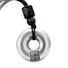 Cinco Estilos de Collar Ping An Kou: Cien Bendiciones, Mantra de Seis Caracteres, Pixiu, Carácter Fu Grande, Paz y Alegría, Cordón Negro Chino, Unisex