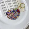 Nuevo Colgante Llavero Peine Mini Corazón Textura de Alta Gama Peine de Acetato para Flequillo Bolso Accesorios Portátiles