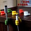 Gancho multifuncional para pulgar gancho para taza de agua almacenamiento de cable de datos para pulgar soporte adhesivo para cepillo de dientes cuchara