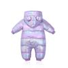 Macacão colorido para bebê inverno engrossado descartável algodão acolchoado roupas bebê romper segurando roupas recém-nascidas roupas romper inverno