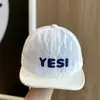 Gorro de Bebé con Letras, Transpirable Fino de Verano para Exterior, Gorra de Béisbol para Bebé, Protección Solar
