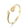 Pulseira de metal nova moda simples transfronteiriça europeia e americana estilo ins elegante luz de luxo aço titânio pulseira pulseira para mulheres