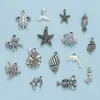 Pulsera Colgante Accesorios Serie Popular Oceánica Transfronteriza Estrella de Mar Caracola Aleación Accesorios de Joyería Suministro Exclusivo Transfronterizo