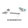 Aleación de Titanio F136 Rosca 0.9 Barra Universal G23 Titanio Agujero Lateral Barra Universal Accesorios DIY Accesorios para Piercings de Grado de Implante
