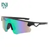 Nueva tendencia colorida para hombres y mujeres, protección para deportes al aire libre, recubrimiento anti-ultravioleta, protección para montar, gafas de sol anti-calor