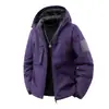 Nova jaqueta de algodão com grafeno para esportes ao ar livre de outono e inverno com capuz, casaco funcional estilo workwear de marca de moda high street americana
