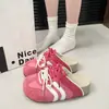 Pantuflas Cerradas de Suela Gruesa para Mujer, Estilo Nuevo Tendencia Primavera 2026, con Cordones para Aumentar la Altura, Tipo Birkenstock, Slip-On, Zapatos de Entrenamiento Alemanes