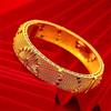 Shajin Pulsera Pavo Real de Pantalla Abierta Estilo Broche Retro para Mujer Latón Chapado en Oro Oro Simulado Decoración de Boda Joyería