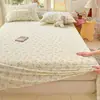 Sábana estampada de sarga 100% algodón puro, pieza individual, para niños, uso doméstico, individual o doble, dormitorio estudiantil, juego de tres piezas