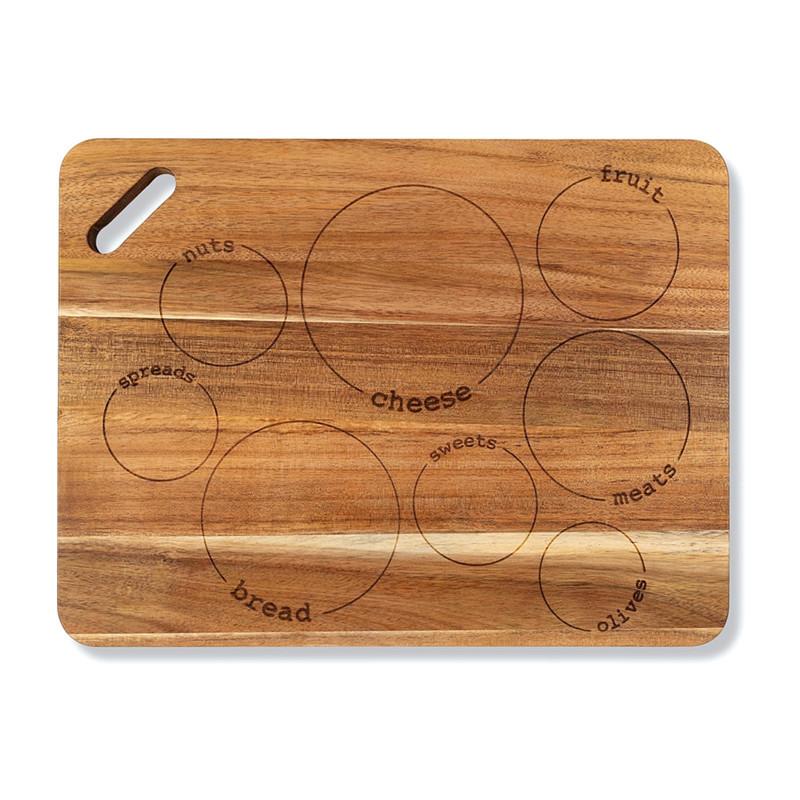 相思木砧板 家用多功能切菜板案板 点心零食奶酪托盘西餐厅牛排