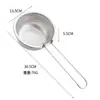 Escumadeira de Aço Inoxidável para Uso na Cozinha Doméstica, Rede de Filtro Espessada para Macarrão, Fritura, Escorrer Óleo, Cabo Dobrável, Escumadeira para Panela Quente de Carne