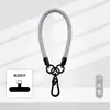 Direto da Fábrica Lanyard de Corda Trançada Grossa para Celular ao Ar Livre Lanyard de Chaveiro Multicor Transfronteiriço Corda Curta Portátil Anti-perda