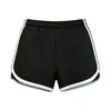 Shorts de Yoga Color Block Personalizados de Lado Único para Mulheres, Novo Verão 2026 Sexy de Linha A para Comércio Exterior, Hot Pants Esportivos Hot Girl