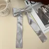 Grampo de Cabelo Elegante com Laço Estilo Francês para Mulheres, Presilha Grande Bico de Pato para Rabo de Cavalo Alto e Baixo, Acessório de Cabelo Moderno