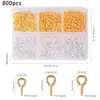 Venta al por mayor de fábrica multi-tamaño 6 rejilla gancho de ojo de oveja para uñas hecho a mano diy joyería tornillo autorroscante clavo de esquina de oveja círculo de ojo de oveja