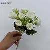 5 Tenedores 10 Cabezas Ramo de Rosas Artificiales Decoración de Arco Guía de Boda Flores Falsas Arreglo Floral para el Hogar Material de Flor de Seda Venta al por Mayor