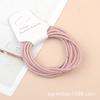 Accesorios para el cabello de celebridad de Internet estilo coreano ins, cuerda para el cabello pequeña, color caramelo, delgada, básica, anillos pequeños para el cabello, banda para el cabello de niña, cuerda para el cabello