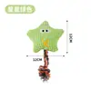 Juguete Sonoro para Perros, Divertido Juguete de Cuerda de Algodón de Peluche, Resistente a Mordidas, Para Masticar Dientes, Auto-Entretenido, Gadget Interactivo para Aliviar el Aburrimiento, Juguete para Mascotas