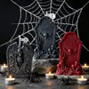Velas Perfumadas de Calavera y Lápida de Halloween Decoración de Escena de Fiesta Adornos Creativos Souvenirs de Fragancia Velas