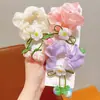 Goma para el Cabello con Lazo de Fresa para Niñas Estilo Coreano Goma Grande para el Cabello Goma Elegante para el Cabello de Niñas Pequeñas para Moños Espaciales Accesorios para el Cabello
