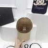 Gorra de Béisbol de Pana con Diseño de Oso de Dibujos Animados, Versátil y de Moda Estilo Japonés para Mujeres, Primavera y Otoño, Gorra Pequeña con Visera que Muestra la Cara, Familiar
