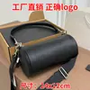 Nuevo bolso de mano para mujer 2026, hecho de piel de vaca de plena flor, moderno y versátil, diseño cilíndrico, estilo casual, gran capacidad, bolso de hombro y bolso cruzado de cuero genuino