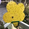 Exportação Transfronteiriça Nova Placa Armadilha para Insetos 10 Placas Armadilhas para Insetos Amarelo Dupla Face Pequena Placa Flor Placa Armadilha para Insetos Vaso de Flores Placa Armadilha para Insetos
