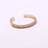 Moda europea y americana simple irregular taladro ojo de caballo diseño de apertura en forma de C pulsera tendencia joyería de personalidad fabricantes de origen