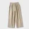 40 piezas de pantalones caseros de algodón puro para mujer, pantalones de pijama a cuadros simples, pantalones largos de pierna recta, pantalones casuales para primavera y otoño para mujer
