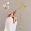 Grampo de Cabelo para Mulheres, Novo Estilo Chinês Estilo Antigo Dinastia Han Grampo de Cabelo com Borla, Grampo de Cabelo de Alta Qualidade na Nuca, Adorno de Cabeça para Saia Facial de Cavalo