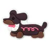 Nuevo Producto Perro Salchicha PVC Goma Suave Plástico Caída Hebilla Decorativa Extraíble Agujero Zapatos Flor Zapato Hebilla Transfronterizo Accesorios DIY en stock
