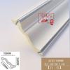 Moldura de Esquina de PU Estilo Europeo con Canaleta para Luz, Moldura de Esquina con Cierre, Línea de Esquina Falsa de Yeso, Línea de Esquina de Pared, Moldura de Canaleta para Luz