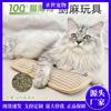 Placa de Arranhar de Sisal para Gatos, Almofada de Arranhar para Gatos, Saco de Catnip sem Fiapos, Resistente a Arranhões, Resistente a Mordidas, Alívio do Tédio, Brinquedo de Auto-Prazer para Gatos, Amolador de Unhas