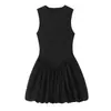 Estilo Europeo y Americano Transfronterizo Z Nueva Moda Elegante Ropa para Mujer al por Mayor Vestido Corto con Efecto Globo 3644152