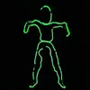 Adereços de Performance para Roupas Fluorescentes de Luz Fria El, Roupas que Brilham no Escuro, Figuras Recortadas em Papel, Adereços de Performance para Festa Anual
