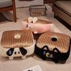 Cojín de Asiento Tatami, Cojín de Piso Lindo de Dibujos Animados, Antideslizante, Adecuado para Estar Sentado Mucho Tiempo, Esterilla de Ratán de Verano, Cojín para Uso en Oficina y Hogar