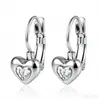 Suministro Directo Transfronterizo Acero Inoxidable Pedrería Ear Cuff Moda Femenina Flor Moño Pendiente Para Orejas Sin Perforar Joyería para Orejas Accesorios de Lujo Ligero