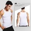 Camiseta Interior Negra de Algodón Puro Elástico para Hombre Estilo Americano para Verano