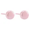 Aretes Ecológicos de Biocerámica de Colores en Diseños de Corazón, Redondos y Trébol de Cuatro Hojas, Antiobstrucción, Pendientes Minimalistas Estilo Ins